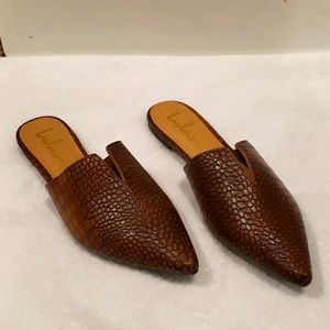 Lulua slip on mules size 8
